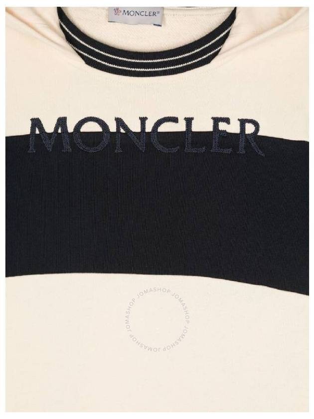 Moncler Embroidered Logo Cotton Sweater Size 8 - MONCLER - BALAAN 3