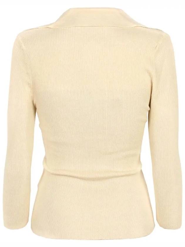 ORB Polo Cashmere Knit Top Ivory - VIVIENNE WESTWOOD - BALAAN 3