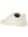 Deerskin Trainers Latex Sole Low Top Sneakers White - BRUNELLO CUCINELLI - BALAAN 5