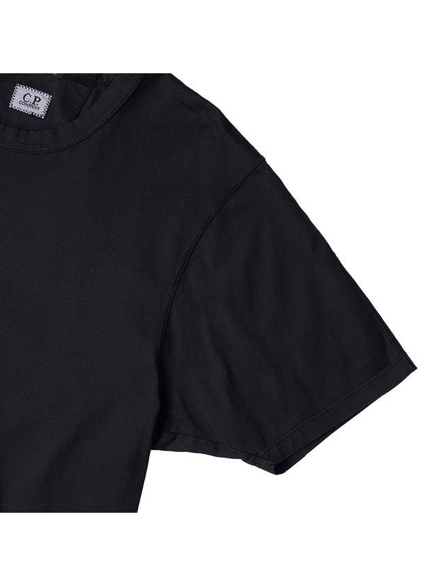 logo print short sleeve t-shirt black - CP COMPANY - BALAAN 5