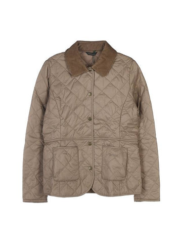 Deveron Quilting Jacket Beige - BARBOUR - BALAAN 1