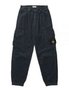 Corduroy Cotton Cargo Straight Pants Grey - STONE ISLAND - BALAAN 2