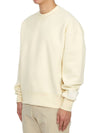 Alexandre Mattiussi Embroidered Logo Sweatshirt Ivory - AMI - BALAAN 3