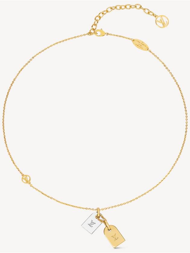 Nanogram Necklace Gold - LOUIS VUITTON - BALAAN 3