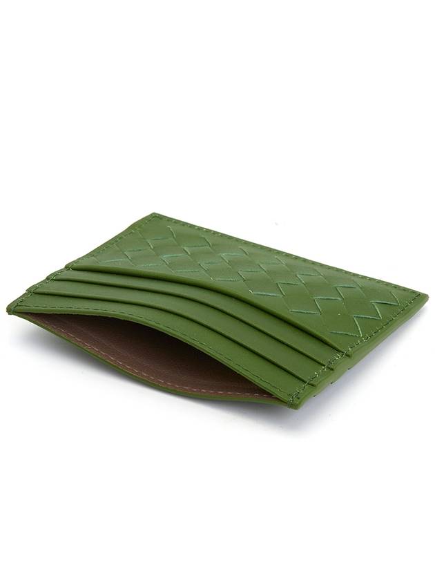 Intrecciato Classic Card Wallet Green - BOTTEGA VENETA - BALAAN 5