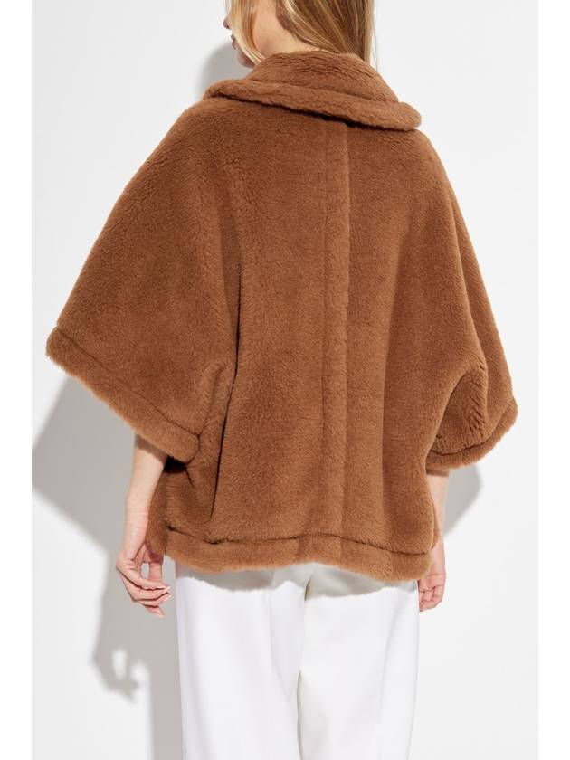 Max Mara Fur Poncho Tenebre, Women's, Brown - MAX MARA - BALAAN 4