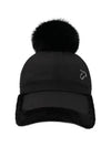 Women s Brim Fur Padded Inner Ear Cap IPL4WCP171 BK - IJP DESIGN - BALAAN 3