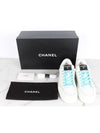 Back logo shearling sneakers 43 280 - CHANEL - BALAAN 2