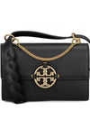 Miller Small Flap Shoulder Bag Black - TORY BURCH - BALAAN 2