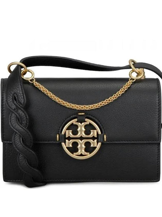 Miller Small Flap Shoulder Bag Black - TORY BURCH - BALAAN 2