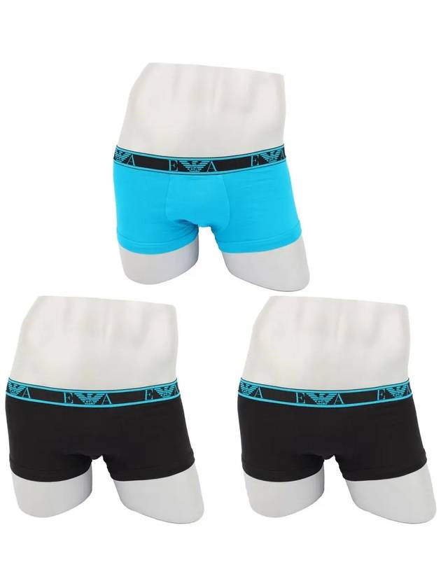Armani Panties Underwear Men's Underwear Draws 0A715 Bblebleble 3 Pack Set - EMPORIO ARMANI - BALAAN 1