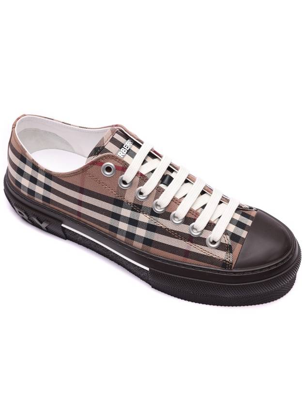 Jack Vintage Check Cotton Low-Top Sneakers Burch Brown - BURBERRY - BALAAN 4