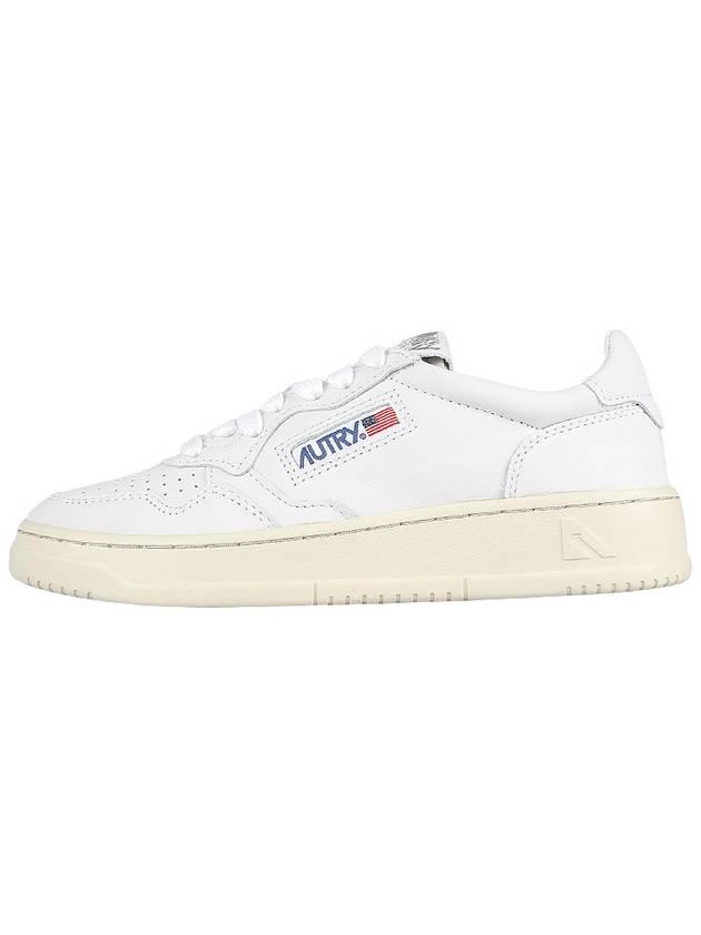 Medalist Goatskin Low Top Sneakers White - AUTRY - BALAAN 4