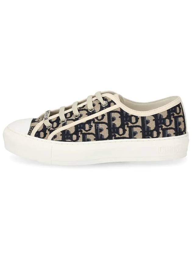 Walk'N'Dior Oblique Low Top Sneakers Navy - DIOR - BALAAN 3