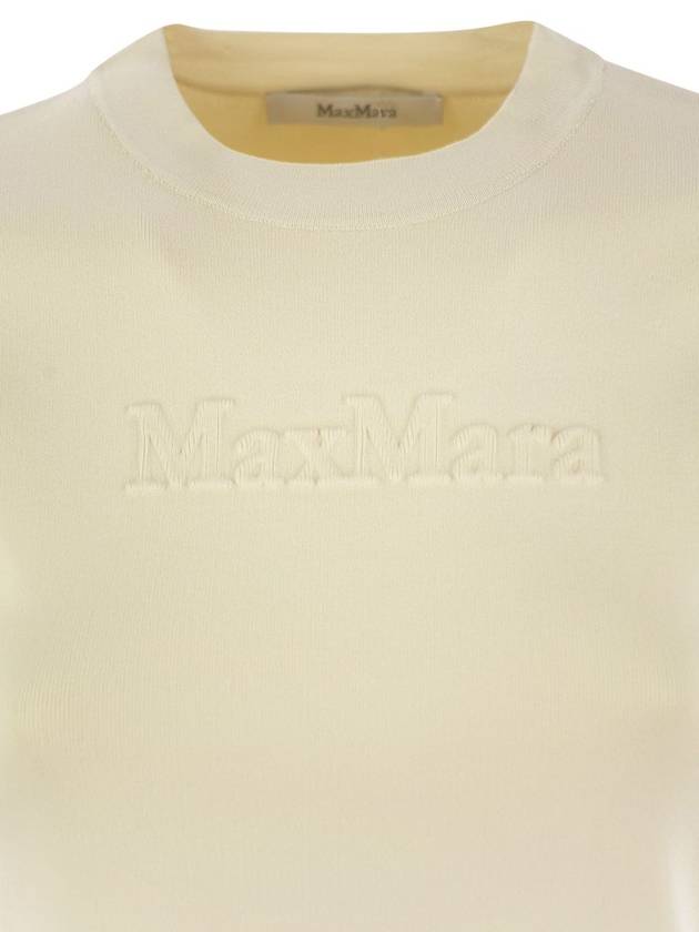 SEGALE - Viscose blend sweater with logo - MAX MARA - BALAAN 4