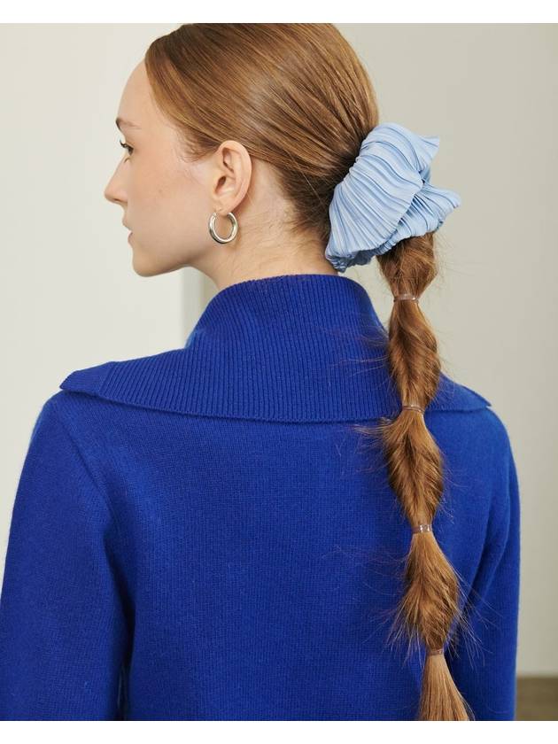 PLEATED BIG SCRUNCHIE SKY BLUE - UNMUTE - BALAAN 2