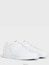 Men's Lace Up Calfskin Low-Top Sneakers Optic White - CELINE - BALAAN 3