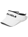 Logo volume embroidery sun cap WHITE - 20THHOLE - BALAAN 1