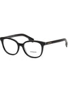 Eyewear Square Plastic Eyeglasses Black - BURBERRY - BALAAN 8