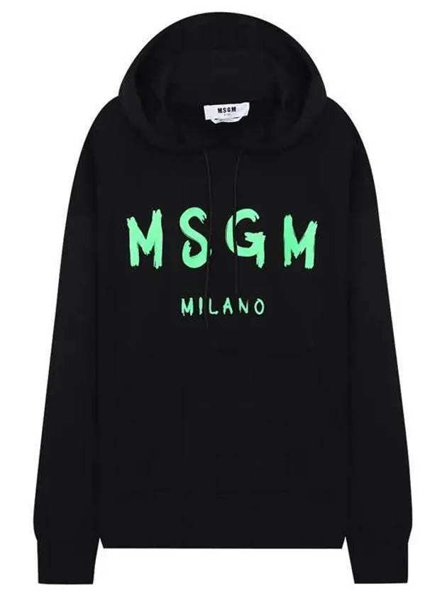 Logo Print Hooded Sweatshirt 3340MM515 227799 99 - MSGM - BALAAN 1