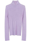 Nicole Wool Cashmere Turtleneck Parma Violet - A.P.C. - BALAAN 1