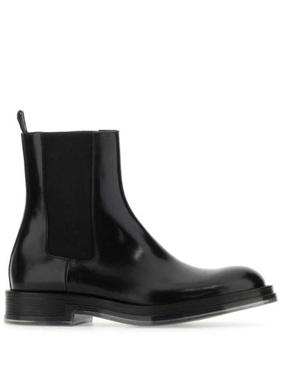 Float Transparent Sole Chelsea Boots Black - ALEXANDER MCQUEEN - BALAAN 2