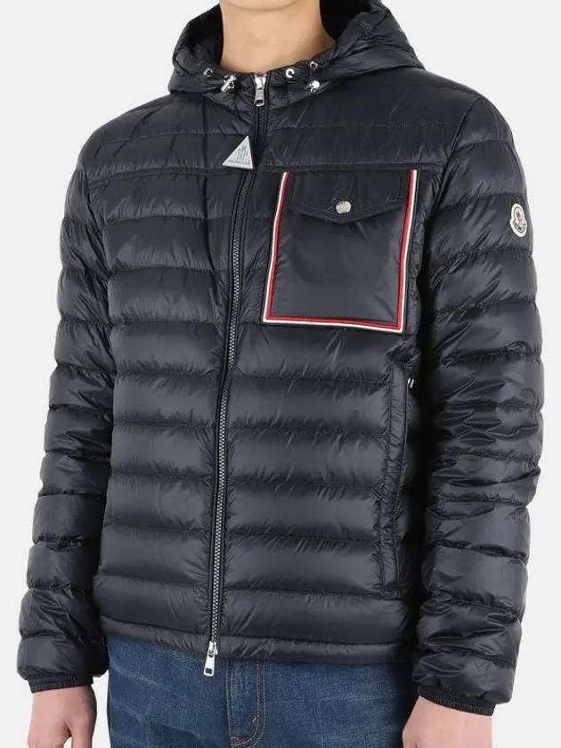 Men's Lihou Patch Hooded Padding Navy - MONCLER - BALAAN 2