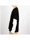 Layered Effect Logo Cotton Long Sleeve T-Shirt Black - GIVENCHY - BALAAN 4