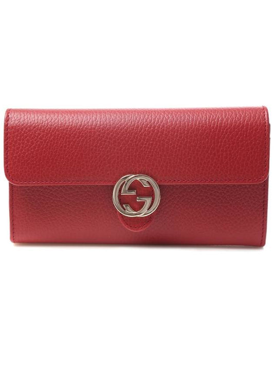 GG Interlocking Long Wallet Red - GUCCI - BALAAN 2