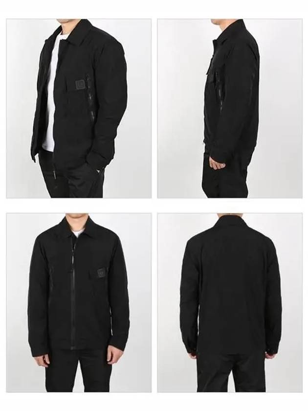 Metropolis Memri Zipper Jacket Black - CP COMPANY - BALAAN.