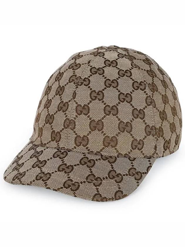 Kids Original GG Canvas Cap Hat Beige - GUCCI - BALAAN 2