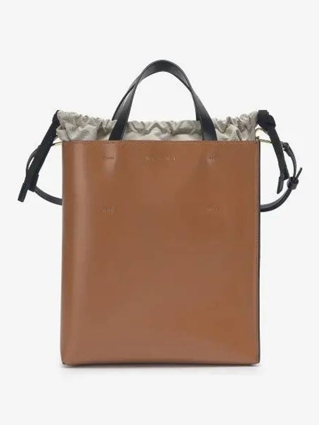 Museo Small Tote Bag Brown - MARNI - BALAAN 2