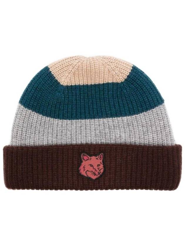 Fox Head Patch Beanie - MAISON KITSUNE - BALAAN 1