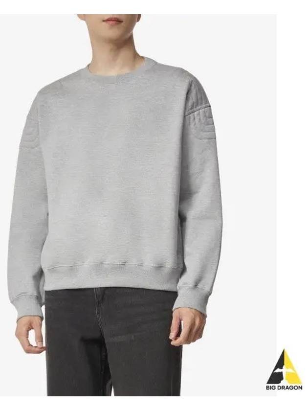 Men's Back Logo Sweatshirt Grey - GUCCI - BALAAN 2