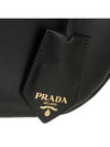 Small Leather Hand Shoulder Bag Black - PRADA - BALAAN 7