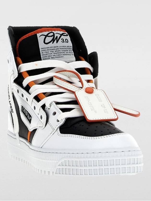 3 0 Off Court Low Top Sneakers Black White - OFF WHITE - BALAAN 4