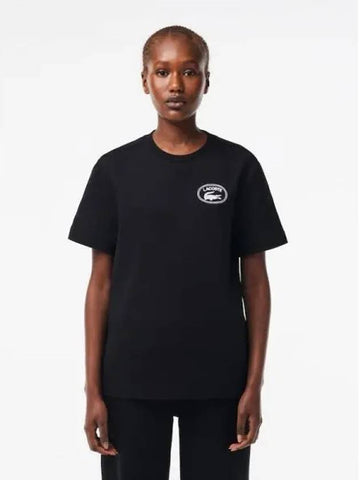 Women s printed short sleeve t shirt TF0854 54G 031 Domestic product GQ2N24022818091 - LACOSTE - BALAAN 1