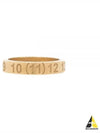 Numerical Engraved Logo Ring Gold - MAISON MARGIELA - BALAAN 2