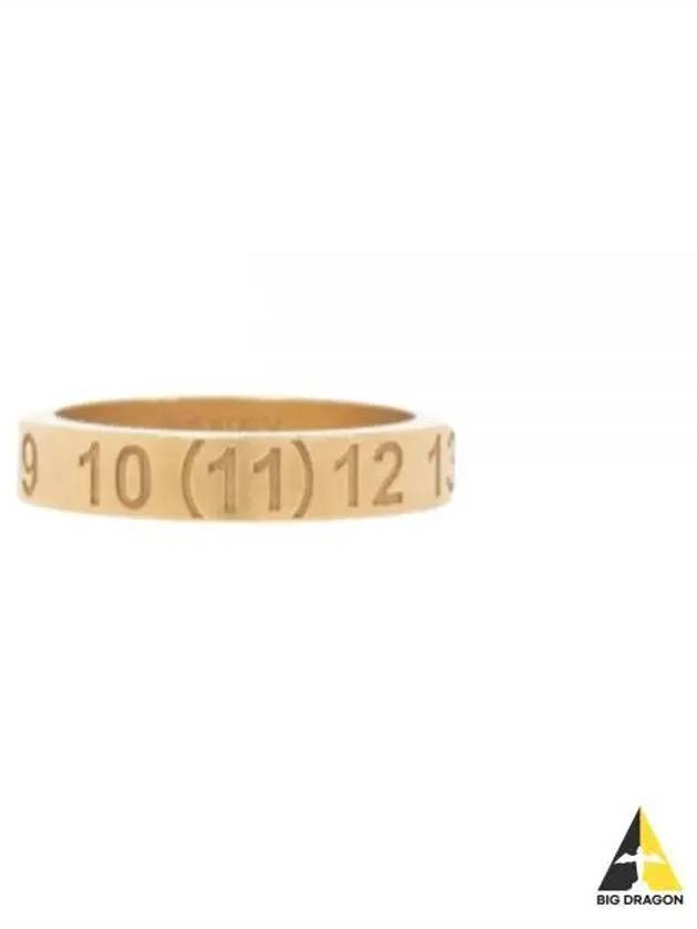 Numerical Engraved Logo Ring Gold - MAISON MARGIELA - BALAAN 2