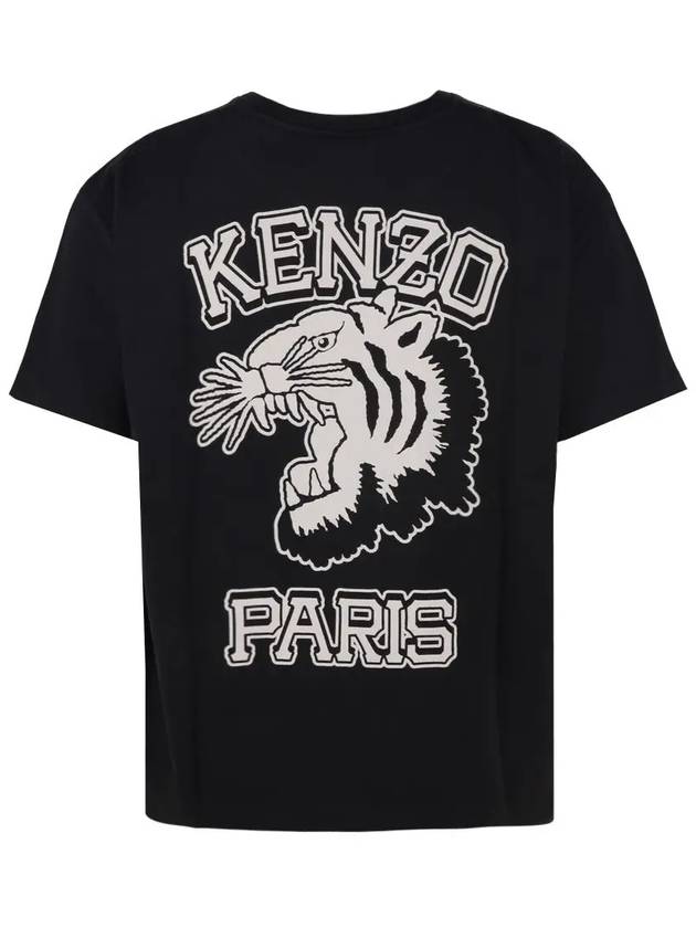 1970 Tiger Back Logo TShirt Black 5TS427 4SC 99J - KENZO - BALAAN 3