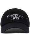 1978 WASHED BALL CAP BLACK - POLYGRAM - BALAAN 6