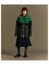 Nordic Knit Patch Quilted Parka Black - ANDERSSON BELL - BALAAN 2