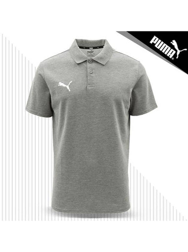 Team Goal Casual Polo Short Sleeve 65860533 Gray R - PUMA - BALAAN 1