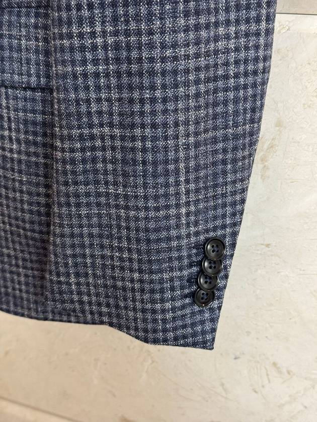 Zegna Tailored Milano Fit Check Pattern Blazer Jacket 44 - ERMENEGILDO ZEGNA - BALAAN 3