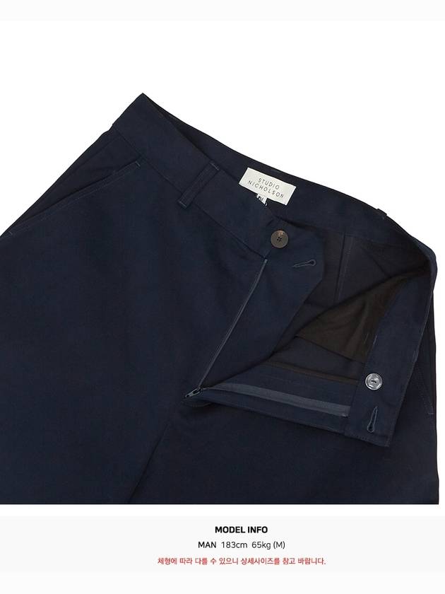 Bosun Cropped Wide Pants Dark Navy - STUDIO NICHOLSON - BALAAN 10