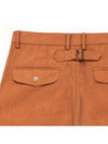 Men's I4SP02OR Vertical Urban Pintuck Shorts Orange - IOEDLE - BALAAN 7