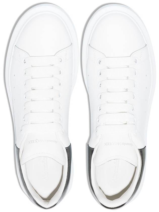 Oversized Low Top Sneakers Black White - ALEXANDER MCQUEEN - BALAAN 4