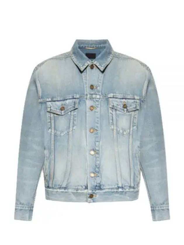 oversized denim jacket - SAINT LAURENT - BALAAN 2