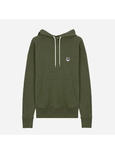 Gray Fox Hooded Sweatshirt Hoodie Khaki JM00312KM0001 - MAISON KITSUNE - BALAAN 1