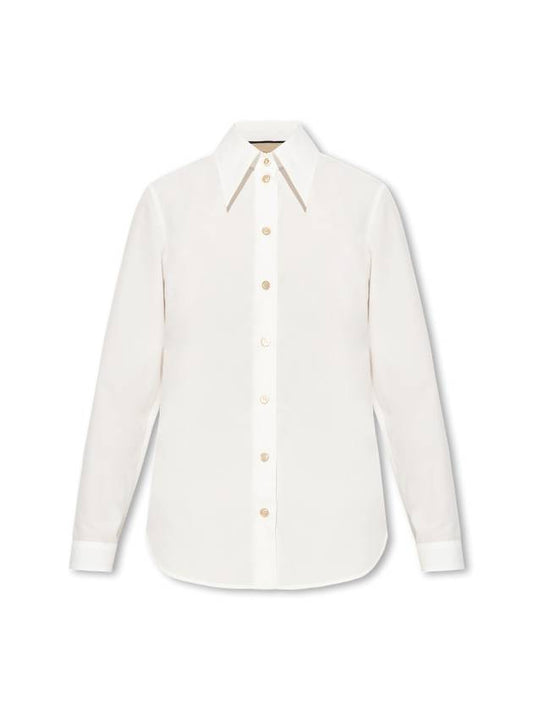 Cotton Shirt White - GUCCI - BALAAN 1